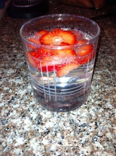strawberry spritzer