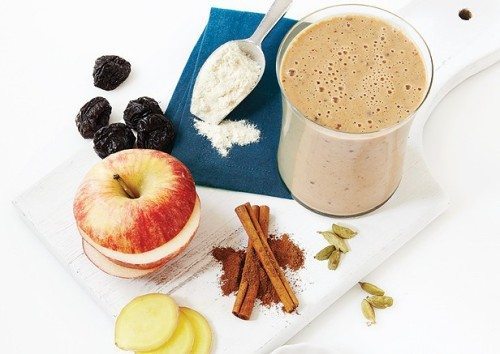 Spiced Apple Protein Shake