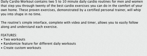 cardio apps