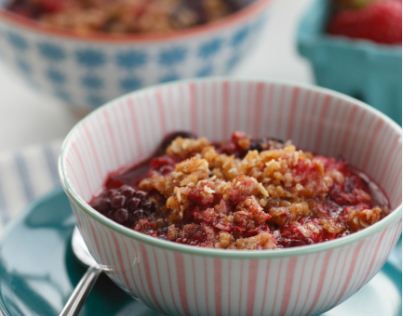berry-crumble gluten free berry crumble