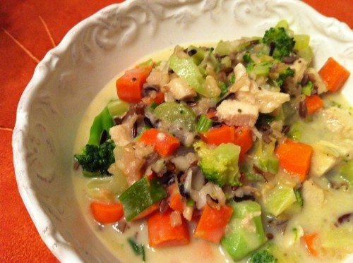 easy chicken and rice soup
