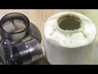 how to open a coconut