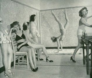 vintage ladies workout