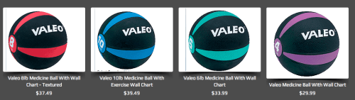 valeo medicine ball