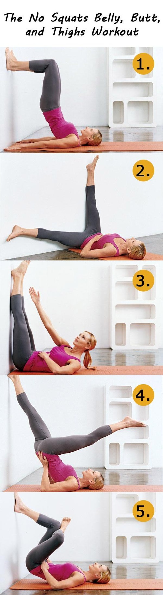 belly, butt and thigh workout