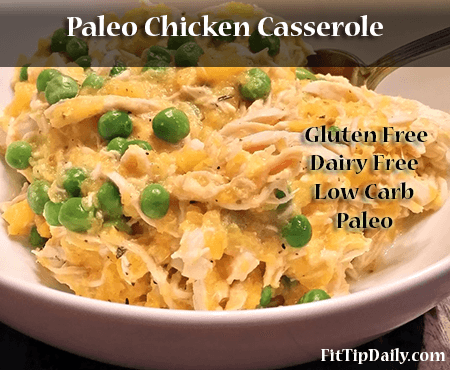 Low Carb Recipe Monday - Paleo Chicken Casserole - Fit Tip Daily