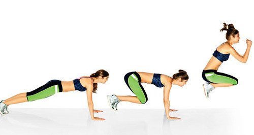 burpee tuck jumps step by step