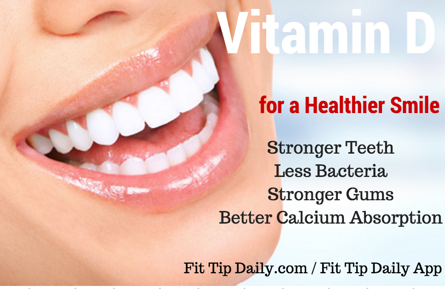 Vitamin D for Tooth and Gum Health Fit Tip Daily