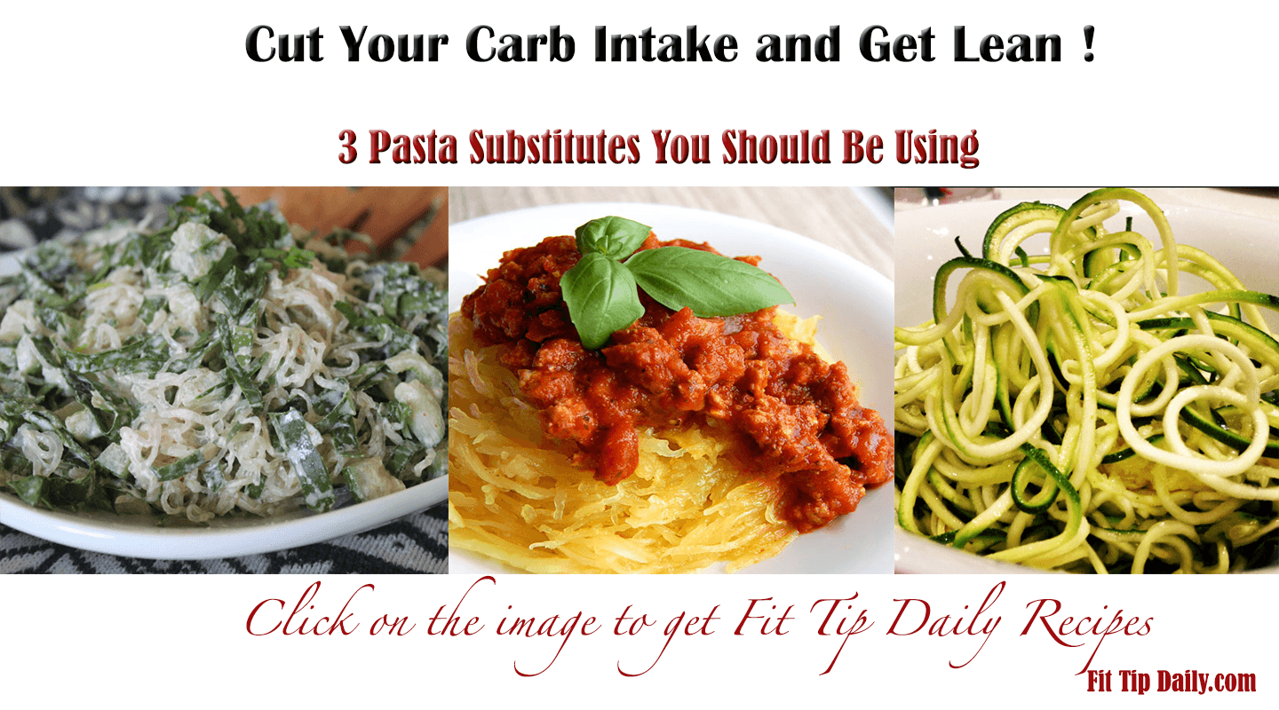 Lower Your Carb Intake 3 Pasta Substitutes You Should Be Using Fit