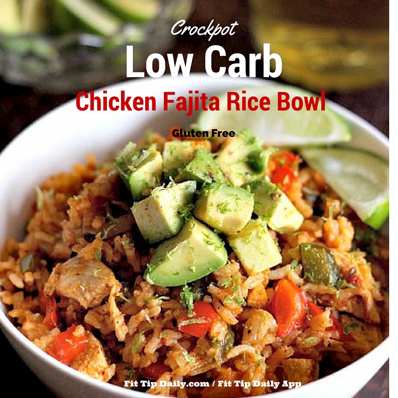 Low Carb Recipe Monday - Crockpot Chicken Fajita Rice ...